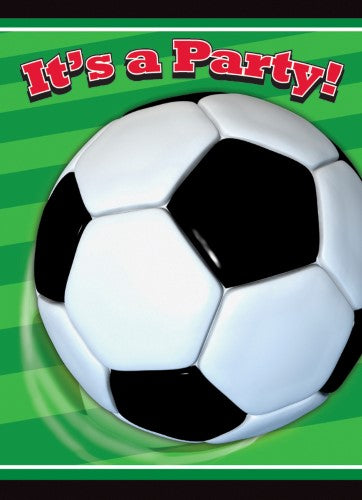 Soccer Invitations 8pk - Party Savers