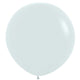 White Latex Balloons 60cm 3pk