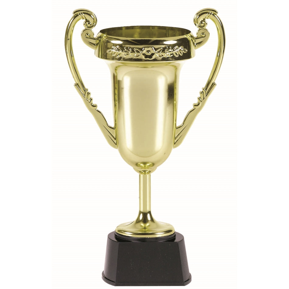 Jumbo Trophy Cup Gold & Black Plastic Base - Party Savers
