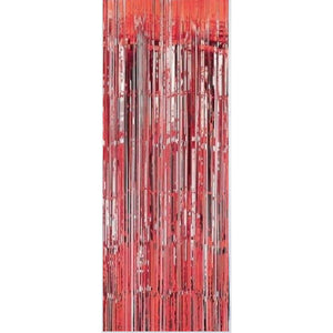 Black Metallic Curtain 91.4cm x 2.43m Each - Party Savers