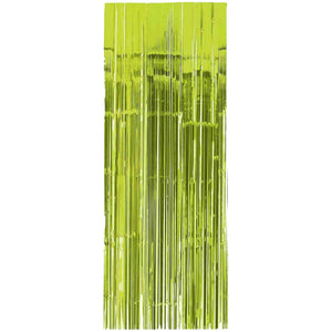 Kiwi Metallic Curtain 91.4cm x 2.43m Each - Party Savers