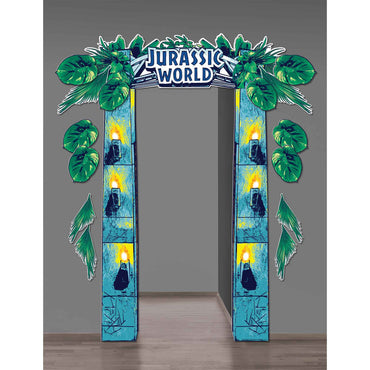 Jurassic Into The Wild Deluxe Doorway Entry Decoration 126cm x 190cm Each