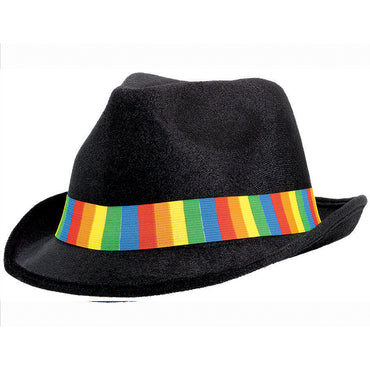 Rainbow Fedora Hat - Party Savers