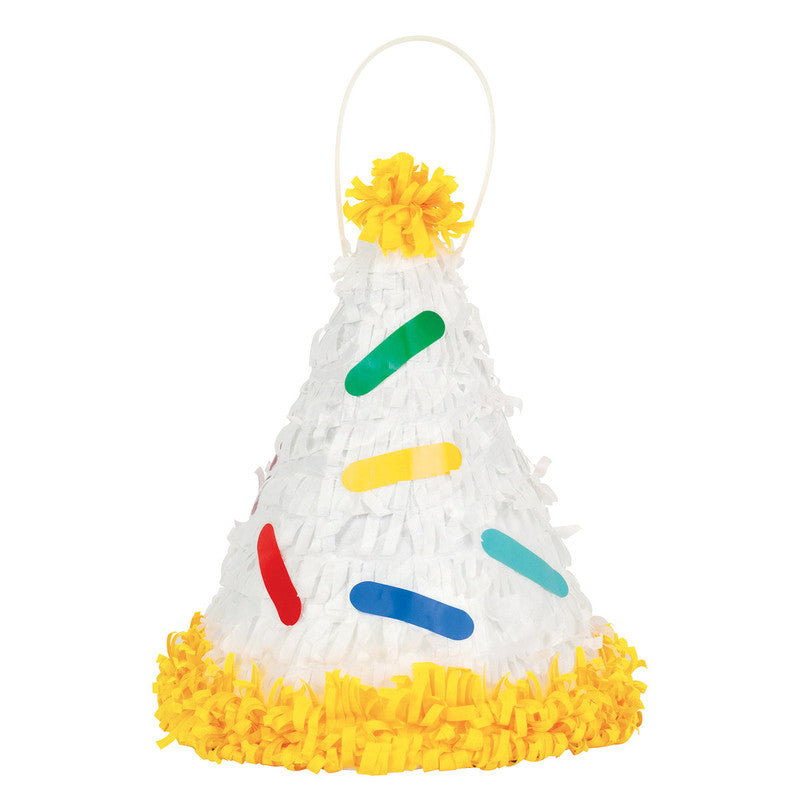 Party Hat Decoration Mini Pinata 14.6cm x 16.5cm Each