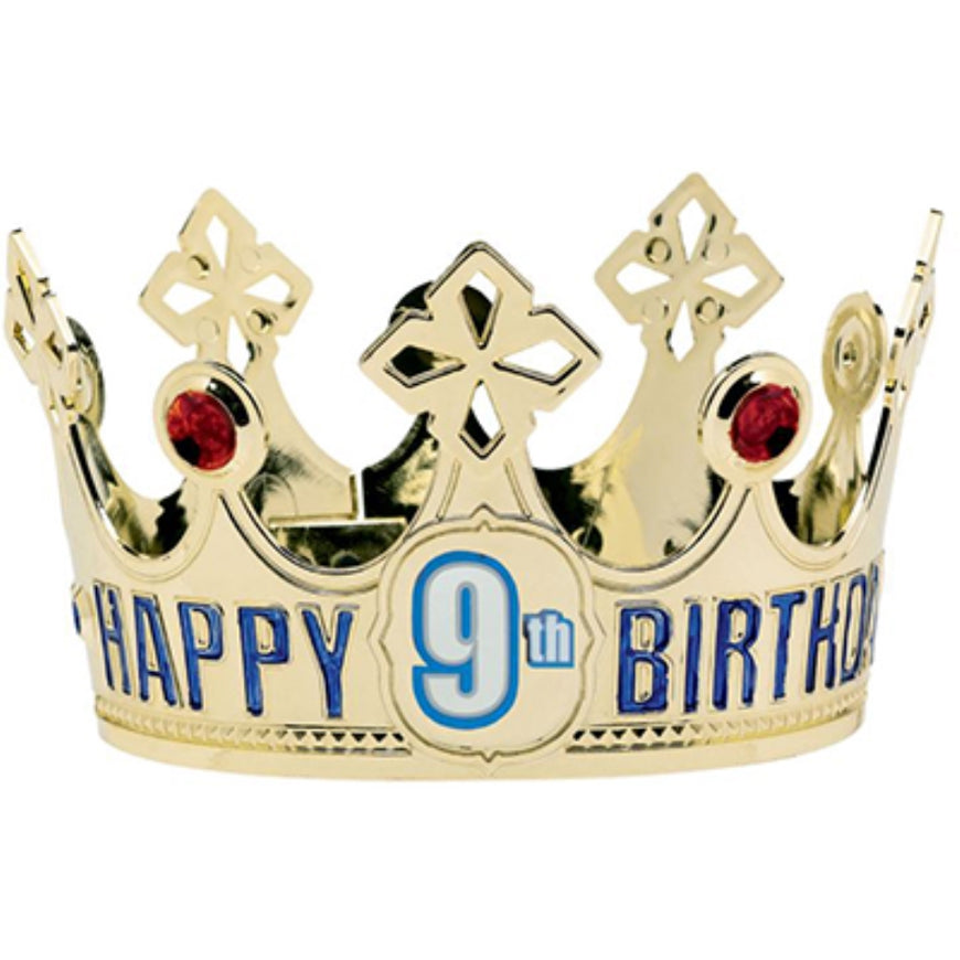 Customisable Age Birthday Crown Plastic - Party Savers