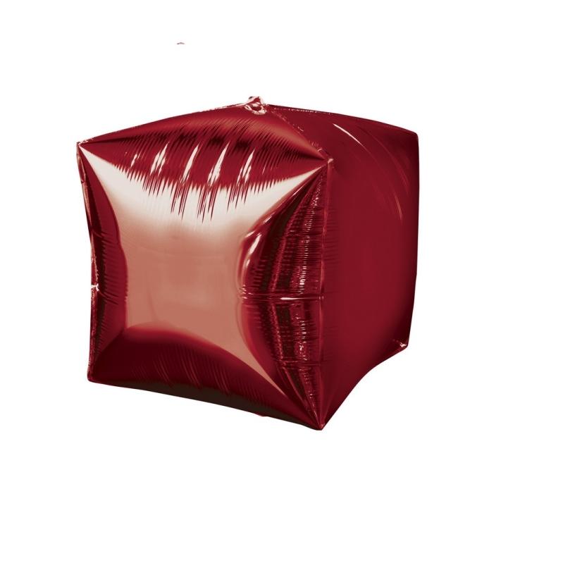 Purple Cubez Foil Balloon 38cm x 38cm - Party Savers