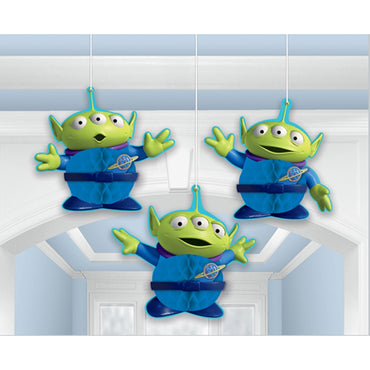 Toy Story 4 Hanging Honeycomb Decorations 3pk - Party Savers