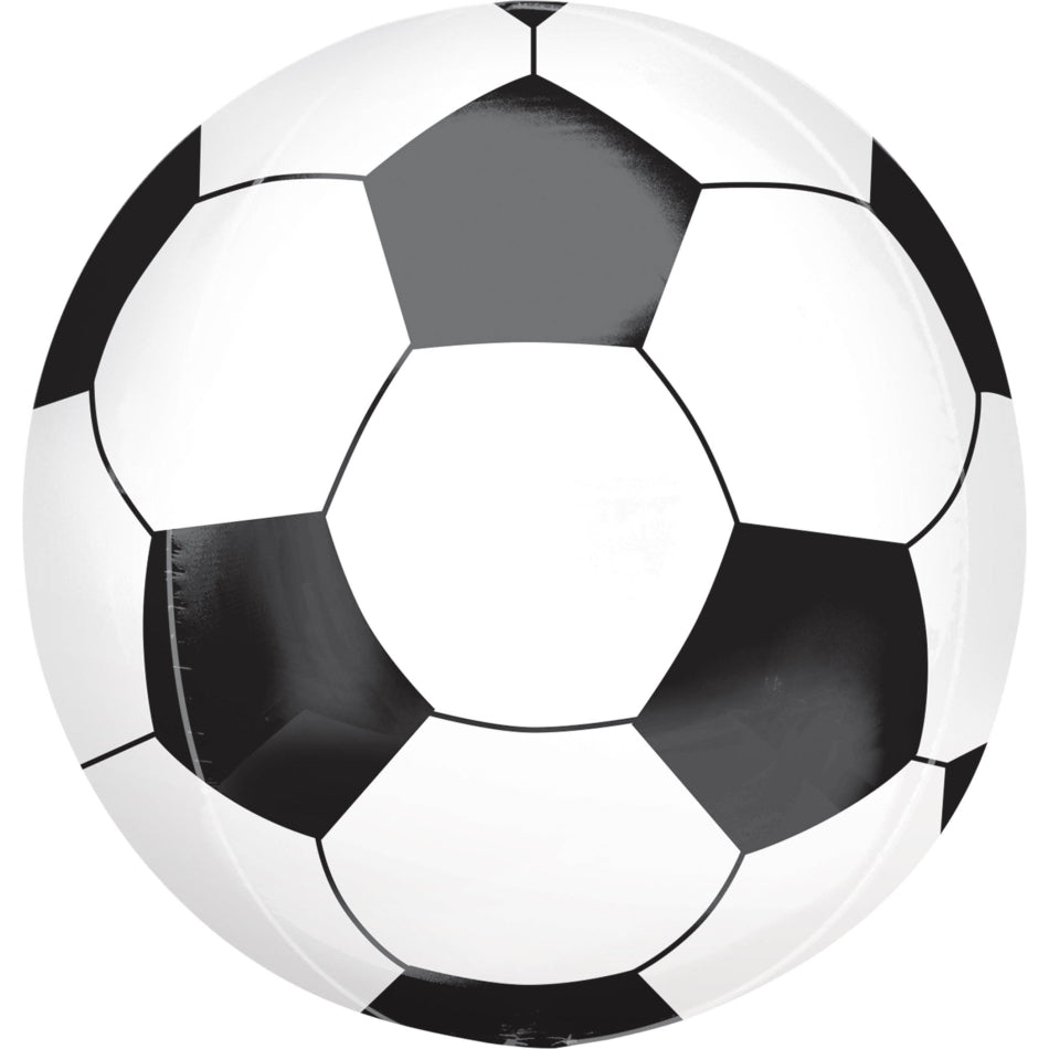 Soccer Ball Orbz Balloon 38cm x 40cm - Party Savers