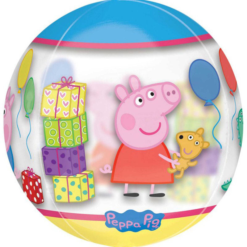 Peppa Pig Orbz Clear 38cm x 40cm - Party Savers