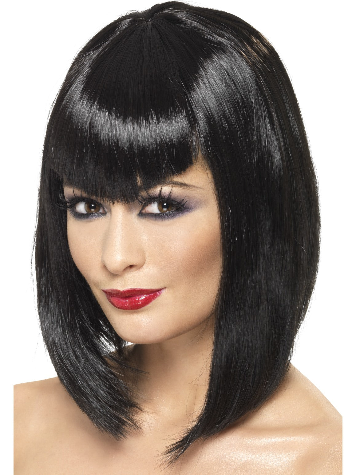 Black Vamp Wig - Party Savers