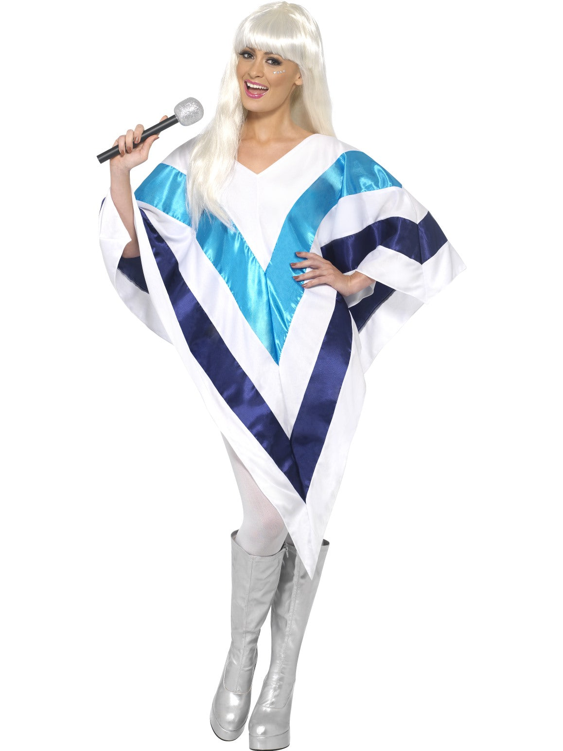 Super Trooper Poncho White - Party Savers