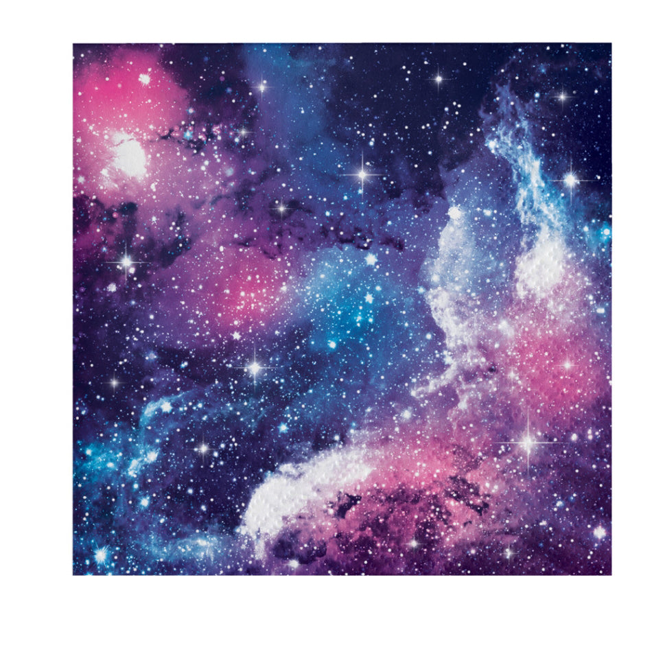 Galaxy Party Beverage Napkins 16pk - Party Savers