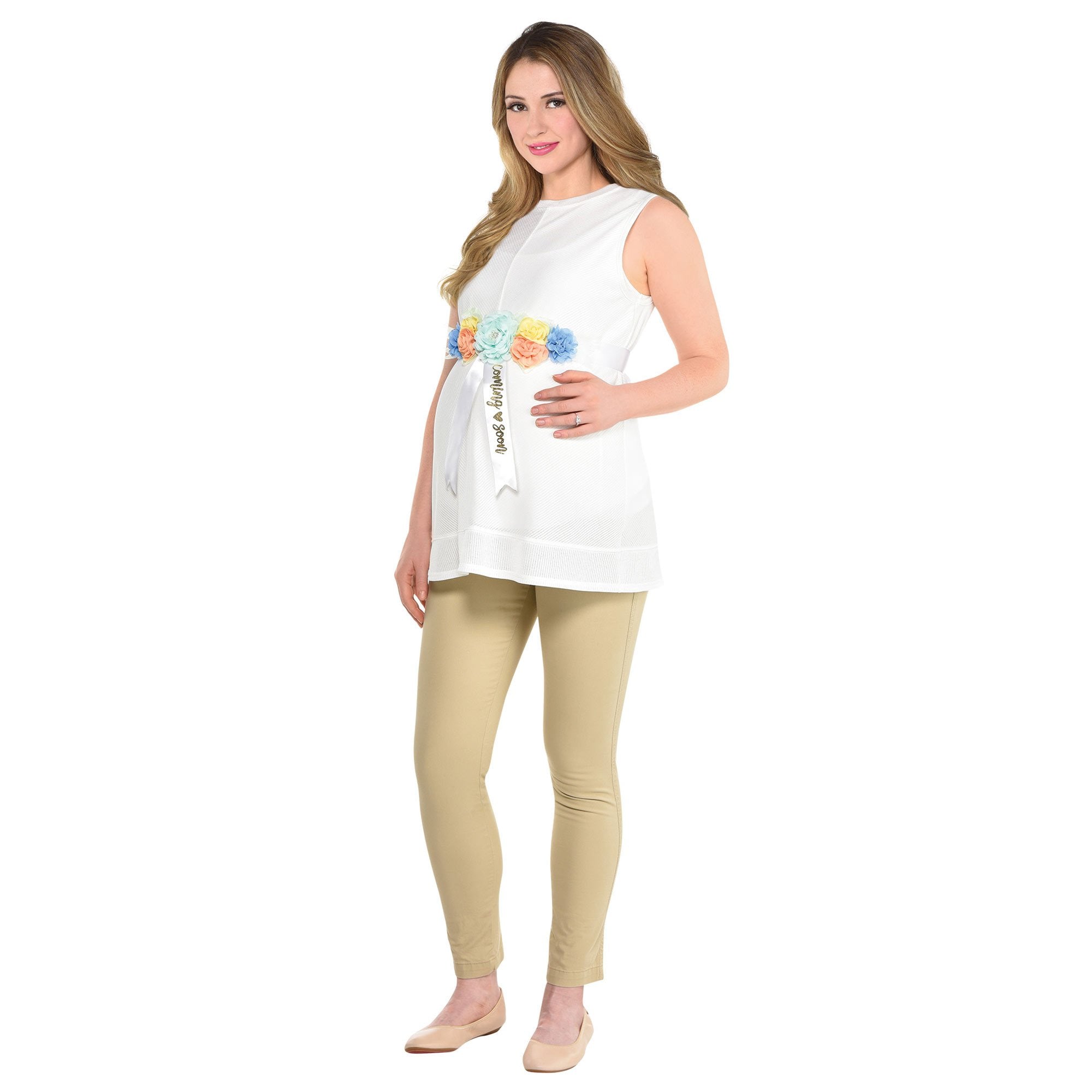 Baby Shower Bump Coming Soon Hot-Stamped Sash Each