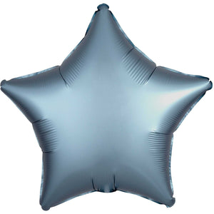 Emerald Satin Star Foil Balloon 48cm - Party Savers