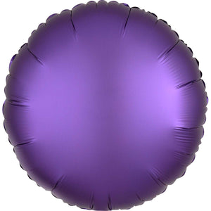 Green Satin Round Foil Balloon 43cm - Party Savers