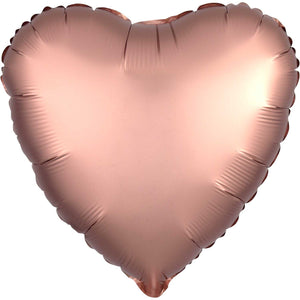 Green Satin Heart Foil Balloon 43cm - Party Savers