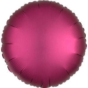 Green Satin Round Foil Balloon 43cm - Party Savers