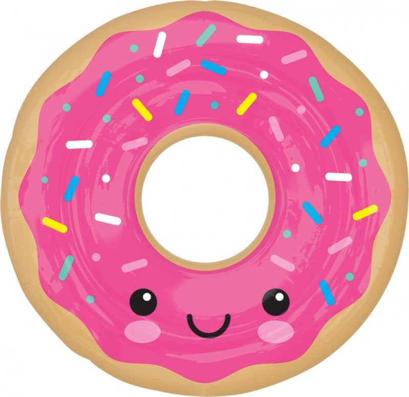 Donut SuperShape Foil Balloon 68cm Each - Party Savers