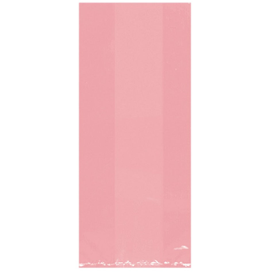 New Pink Small Cello Party Bags 25pk - Party Savers
