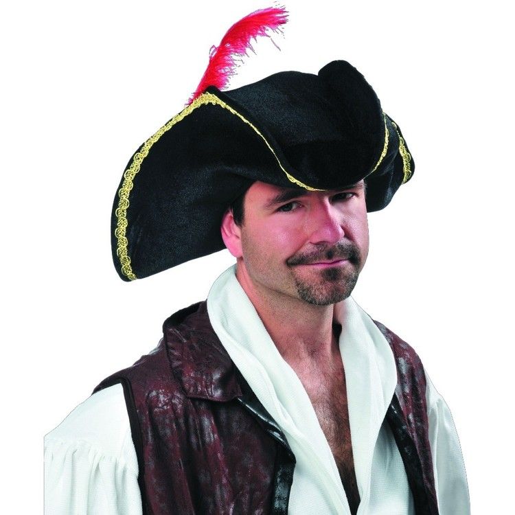 Bucaneer Feather Hat - Party Savers