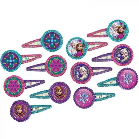 Frozen Favor Hairclips 12pk
