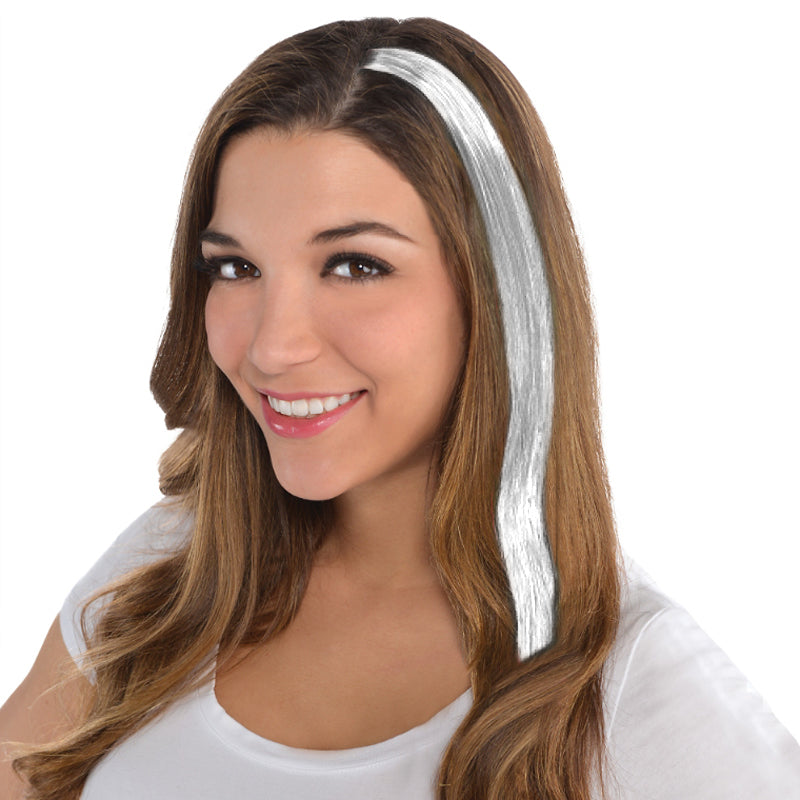 White Hair Extensions - Party Savers