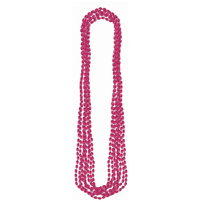 Burgundy Metallic Necklace - Party Savers