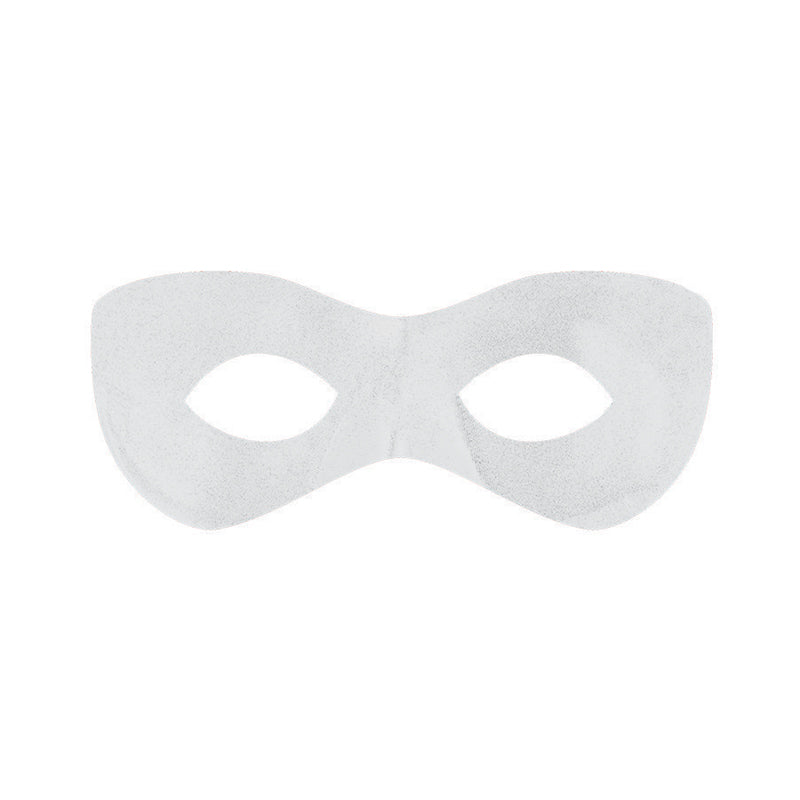 White Super Hero Mask - Party Savers