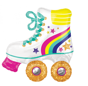Roller Skate SuperShape Self Sealing Foil Balloon 71cm x 76cm Each - Party Savers