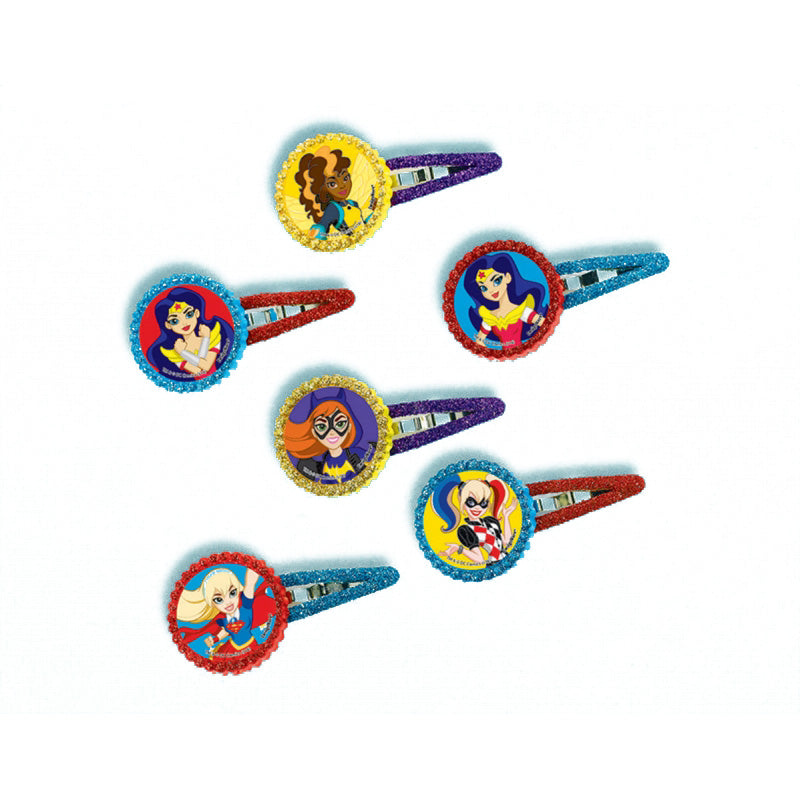 DC Superhero Girls Barrette 12pk - Party Savers