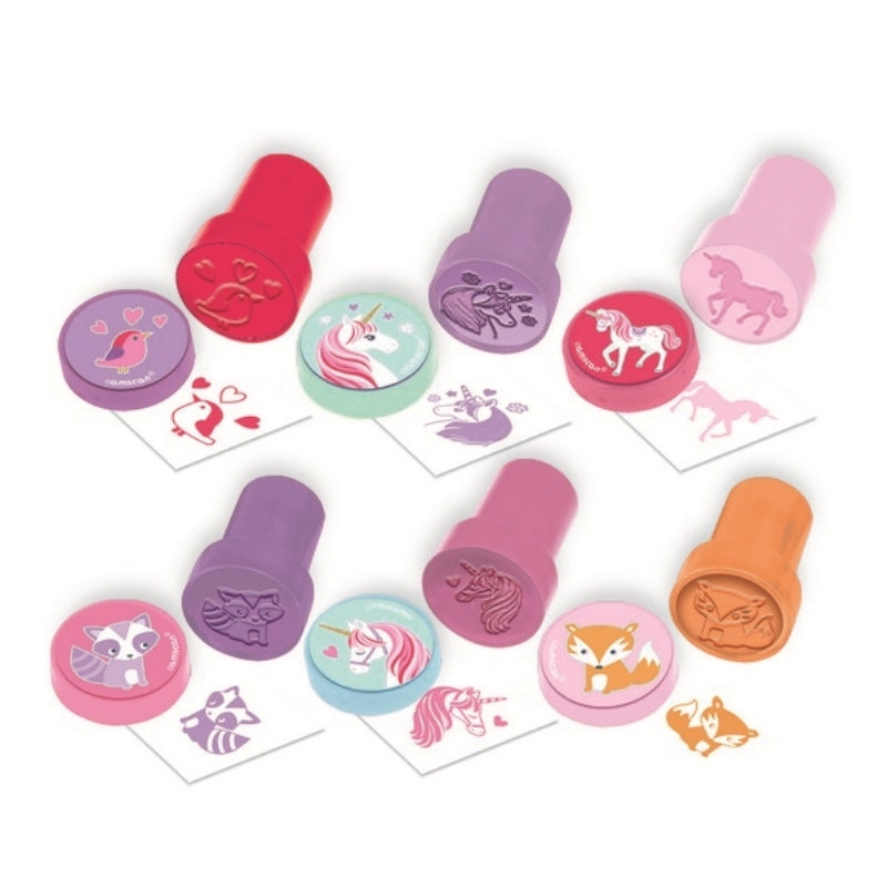 Magical Unicorn Stamper Set Favor 6pk - Party Savers
