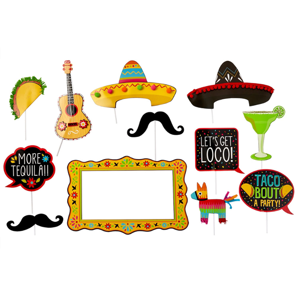 Fiesta Deluxe Jumbo Cardboard Photo Props - Party Savers