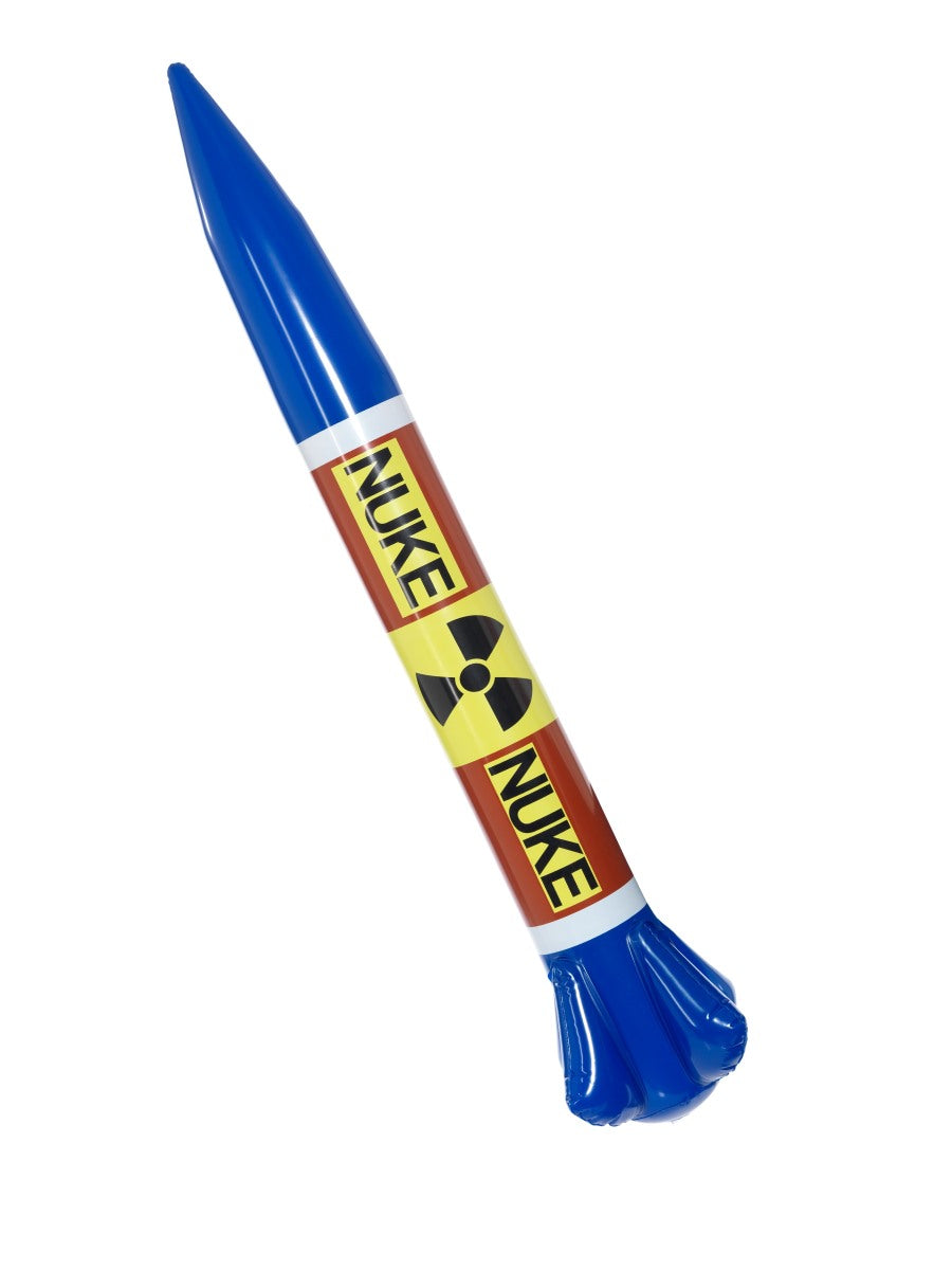 Inflatable Nuclear Missile 87x13cm/34x5in - Party Savers