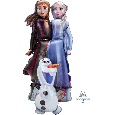 Frozen 2 Elsa, Anna & Olaf AirWalker Balloon - Party Savers