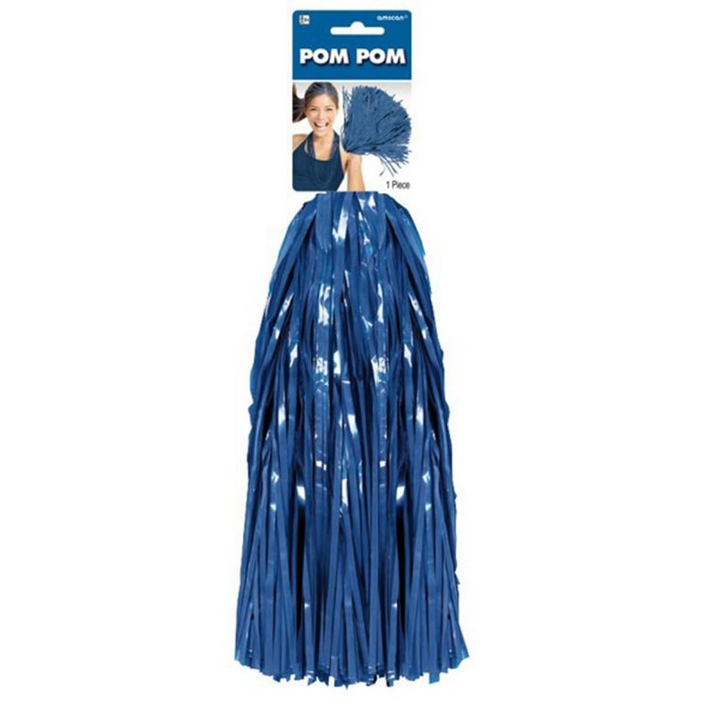 Blue Cheerleader Pom Pom 1pc - Party Savers
