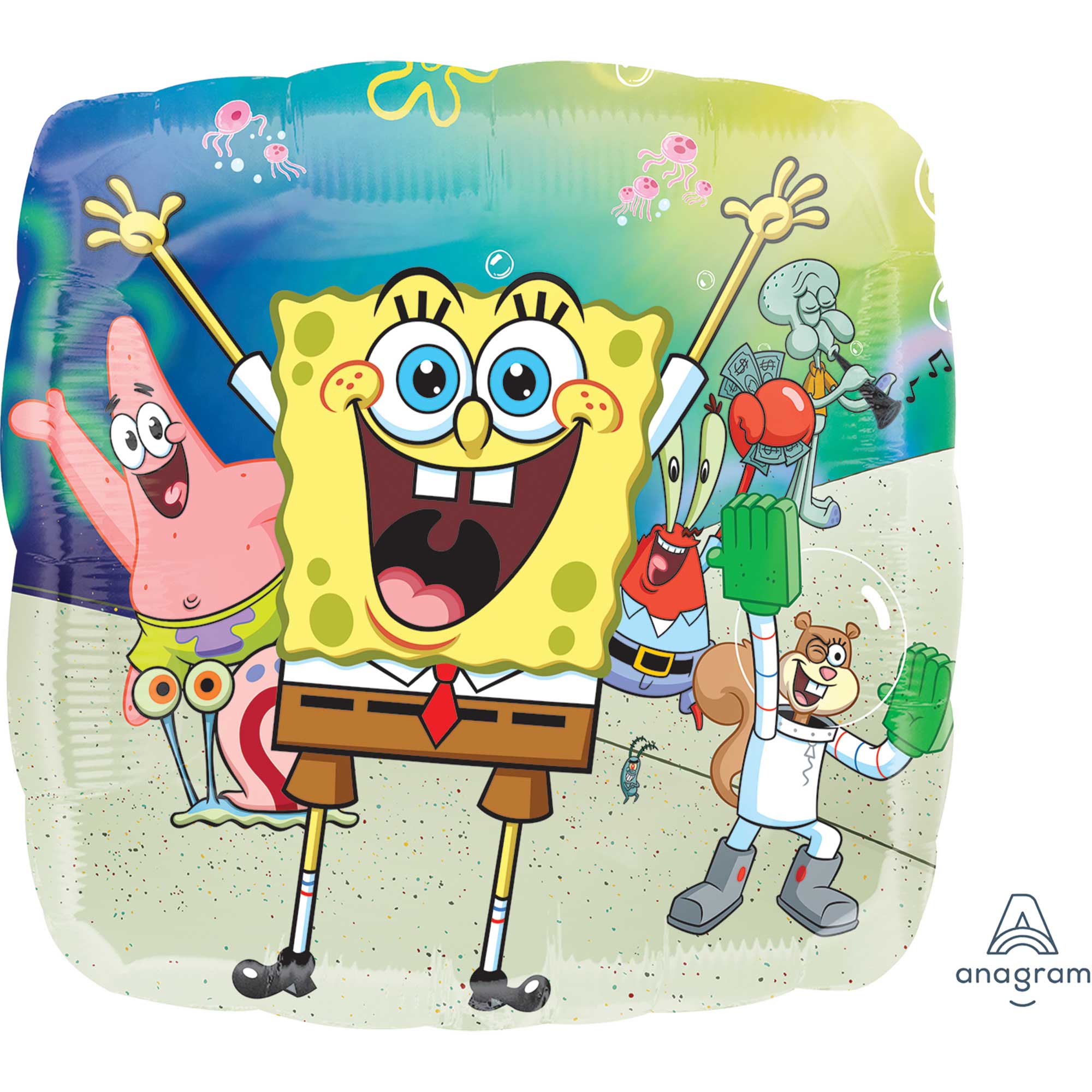 SpongeBob Squarepants Foil Balloon 45cm - Party Savers