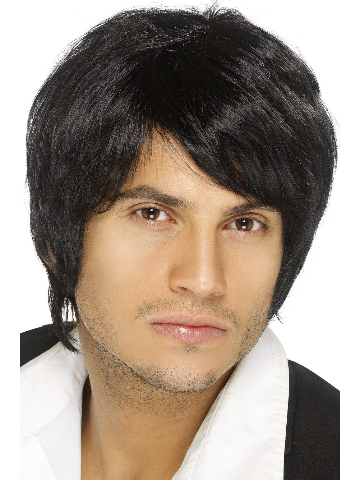 Black Boy Band Wig - Party Savers