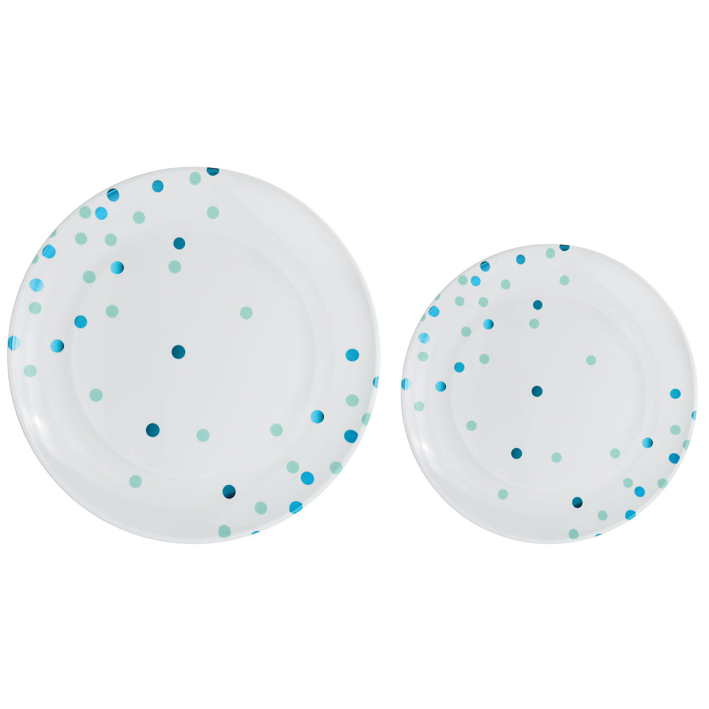Dotted Hot Stamped Premium Plastic Plates 20pk