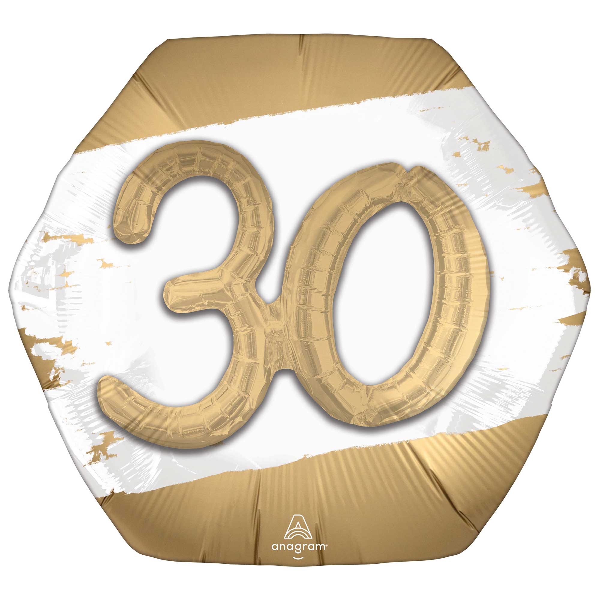 Golden Age 30 Foil Multi-Balloon 76cm x 71cm Each