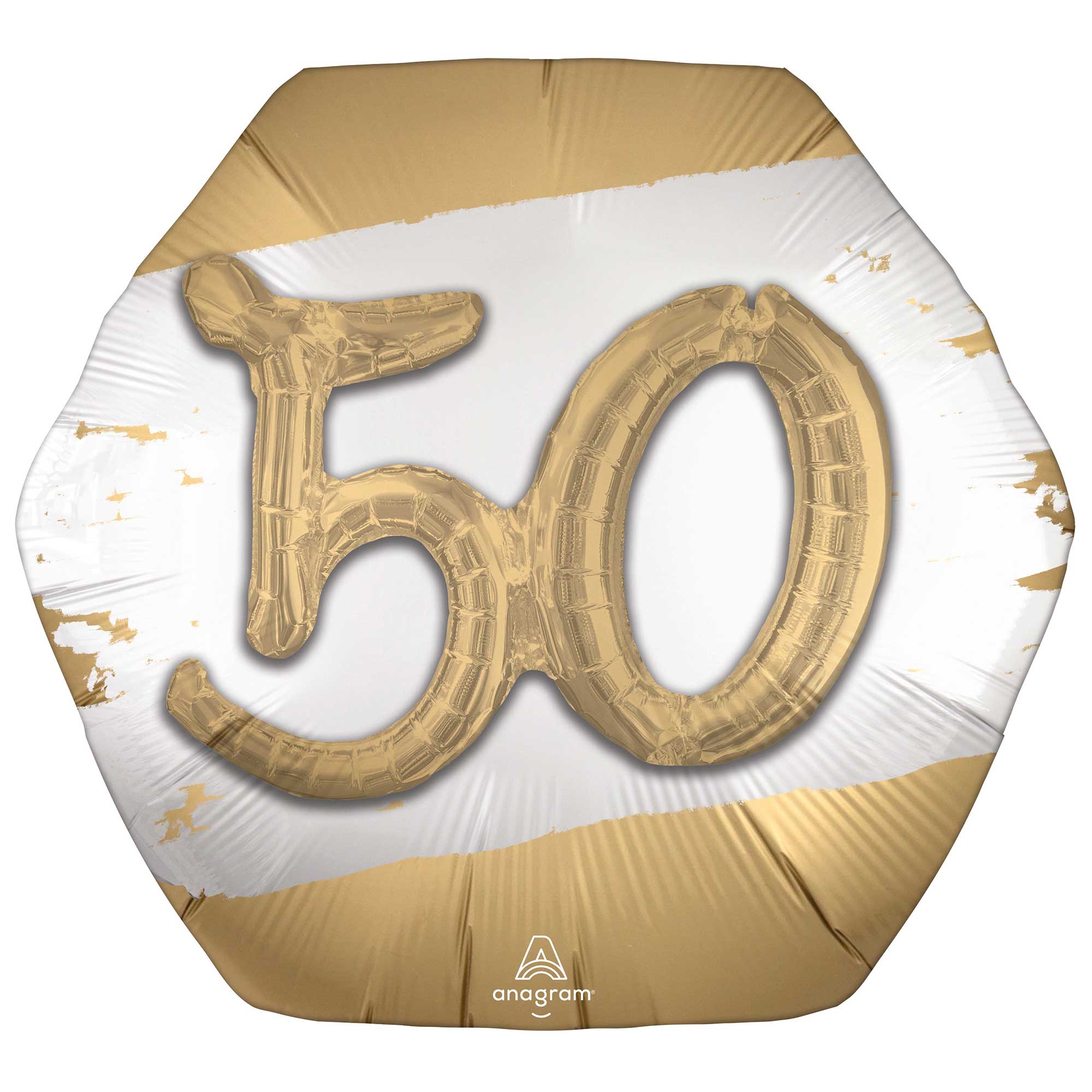 Golden Age 50 Foil Multi-Balloon 76cm x 71cm Each