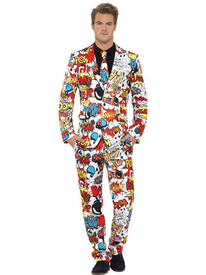 Mens Costume - Comic Strip Suit - Party Savers