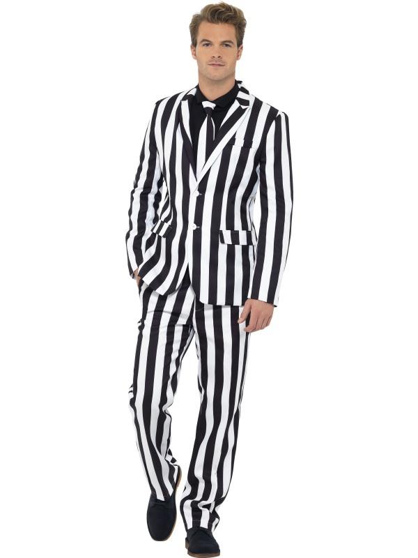 Mens Costume - Beetlejuice Humbug Suit - Party Savers