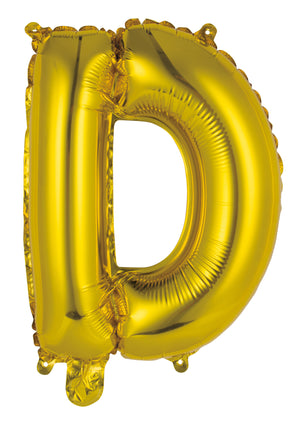 Letter A Gold Foil Balloon 35cm - Party Savers