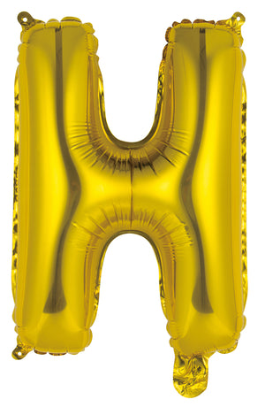 Letter A Gold Foil Balloon 35cm - Party Savers