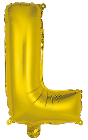 Letter A Gold Foil Balloon 35cm - Party Savers