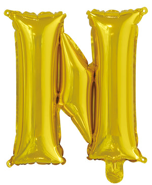 Letter A Gold Foil Balloon 35cm - Party Savers