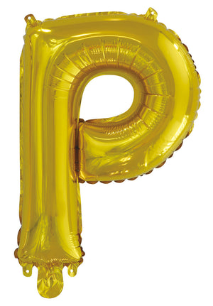 Letter A Gold Foil Balloon 35cm - Party Savers