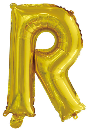 Letter A Gold Foil Balloon 35cm - Party Savers