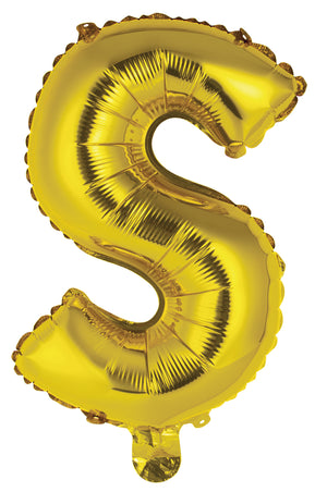 Letter A Gold Foil Balloon 35cm - Party Savers