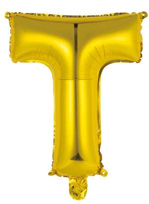 Letter A Gold Foil Balloon 35cm - Party Savers